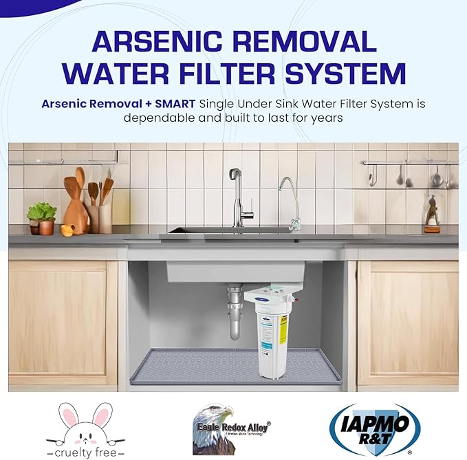 Arsenic Removal + SMART Refrigerator/In-line Water Filter System | Crystal Quest