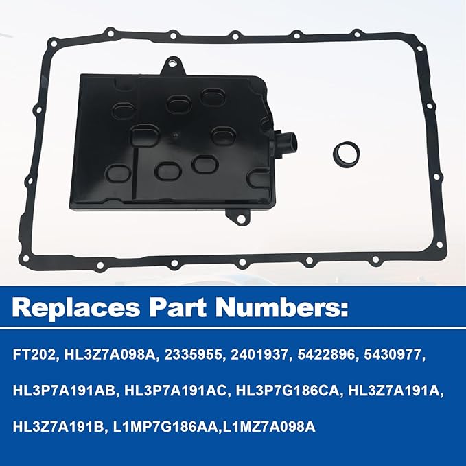 10R80 Ten Speed Transmission Filter Kit Compatible with Ford F150/F250/F350/Mustang/Expedition 2017-2025 & Lincoln Navigator Replaces FT202 HL3Z7A098A