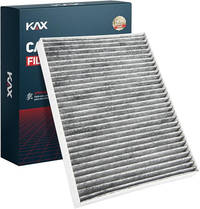 KAX Cabin Air Filter with Activated Carbon, CF11663 Replacement for Chevrolet Traverse 2009-2017, GMC Acadia 2007-2016 Acadia Limited, Buick Enclave, Outlook, Passenger Compartment Air Filter