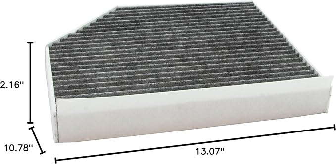 ECOGARD XC36071C Premium Cabin Air Filter with Activated Carbon Fits 2019-2025 Porsche Macan, 2010-2017 Audi Q5, 2009-2016 A4 Quattro, A4, 2010-2017 A5 Quattro, 2010-2018 S4, Recirculation
