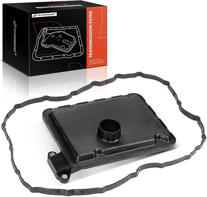 A-Premium Automatic Transmission Fluid Filter with Pan Gasket, Compatible with Hyundai Elantra, Sonata, Santa Fe, Santa Fe Sport & Kia Soul, Optima, Sorento, Forte, Forte Koup, Forte5, Sportage