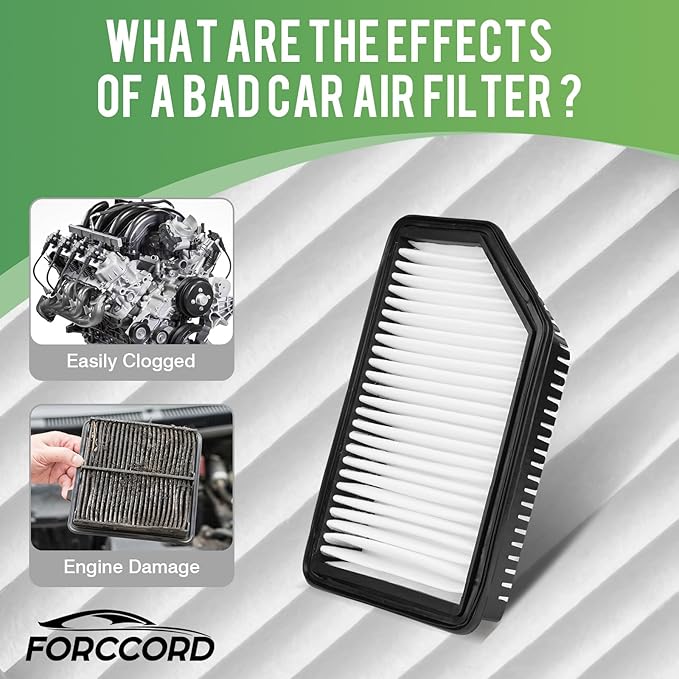 Cabin & Engine Air Filter Fits for Kia Soul 2014 2015 2016 2017 2018 2019 L4 1.6L 2.0L Activated Carbon Cabin Filter Replacement Air Filter CF12002 CA11206 Car Accessories