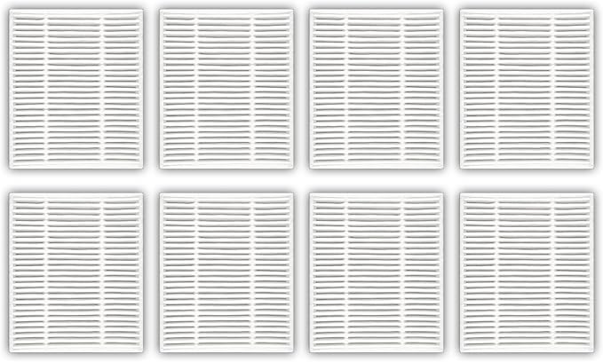 (8 Pack) Roomba 104, Q0520 Q011 Q0120 HEPA Filters for iRobot Roomba Vac, Vacuum 2 Essential Robot, Robot Vacuum and Mop, Y0140 Y0112 Y0110 Q0120, Roomba 105 Combo, Replacement Upright Vacuum Filters