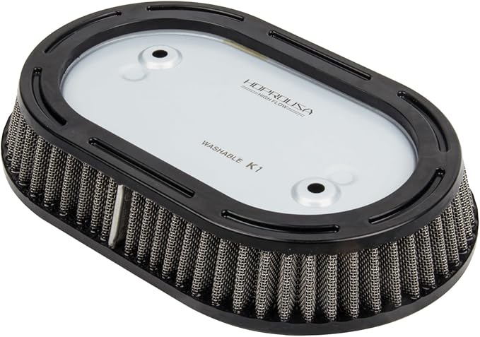 Replacement 29400267 High-Flow Air Filter Compatible with '17-later Touring Road Glide '18-later Softail Milwaukee-Eight Engine Equipped with 114 Air Cleaner Accessories Parts (Sliver)