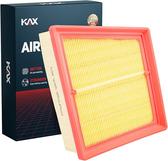 KAX Engine Air Filter, CA10997 Replacement for Ford Fiesta 2011 2012 2013 2014 2015 2016 2017 2018 2019, Enhanced Filtration & Improved Airflow