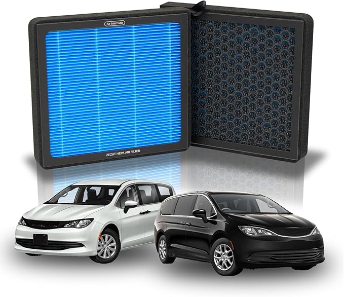 CF12283 Cabin Air Filter for Chrysler Pacifica 2017-2025, Voyager 2020-2025, Grand Caravan 2021-2025, Honeycomb Structure with Activated Carbon Beads, Durable and Sturdy (1 Pack)