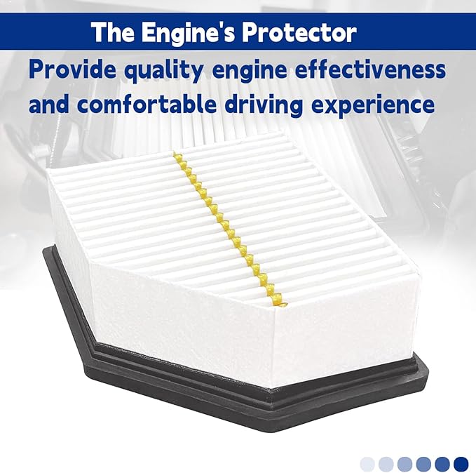 Engine Air Filter Replace 16546-6RA0A Compatible with 2021 2022 2023 Nissan Rogue 2.5L Air Filter