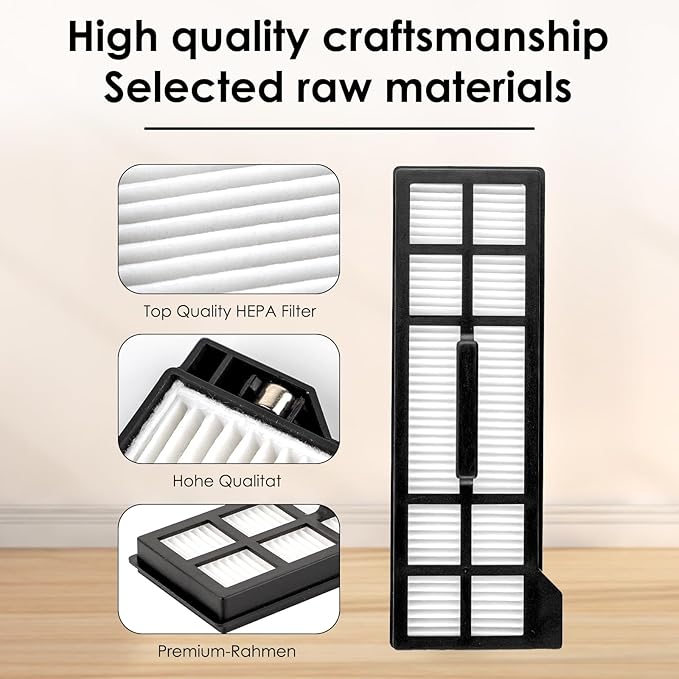 (3 Pack) X10 Pro Omni Replacement HEPA Filters Compatible With Eufy X10 Pro Omni Robot Vacuum, Filter Kit, Replacement Parts, Filters Accessories Kit