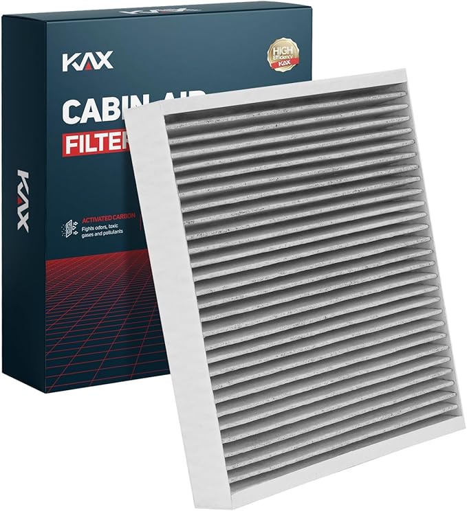 KAX Cabin Air Filter with Activated Carbon, CF10775 Replacement for Chevrolet Cruze, Trax, Malibu,Encore, Sonic, SRX, Spark, Volt, LaCrosse, Orlando, Verano, Regal, Cascada, Allure, ELR, Cabin Filter