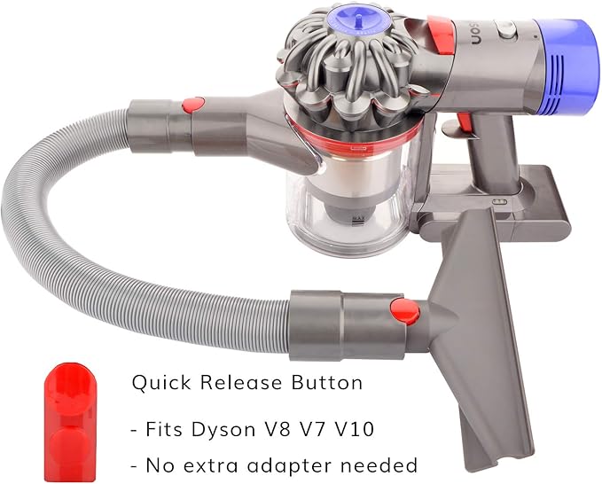 Mattress Tool and Extension Flexible Hose Kit Compatible with Dyson Gen 5 V15 V15s V12 V11 V10 V9 V7 V8 Absolute Detect Torque Drive Cyclone Cordless Handheld Vacuum Cleaner