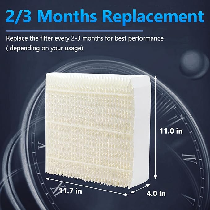 Funmit 1043 Super Humidifier Wick Filter (3 Pack) Replacement for Essick Air AIRCARE EP9500, EP9700, EP9800, EP9R500, EP9R800, 821000, 826000, 826800, 831000 Bemis Space Saver 800 8000 Humidifiers