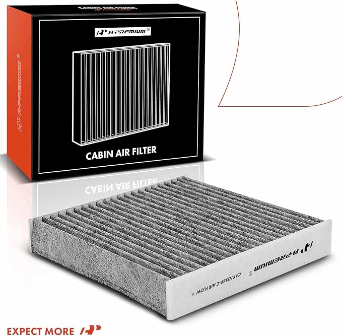 A-Premium Cabin Air Filter with Activated Carbon Compatible with Honda Fit & Scion FR-S & Subaru BRZ, WRX & Toyota 86, 2007-2023, 1.5L 2.0L 2.4L, Replace# 72880AJ010