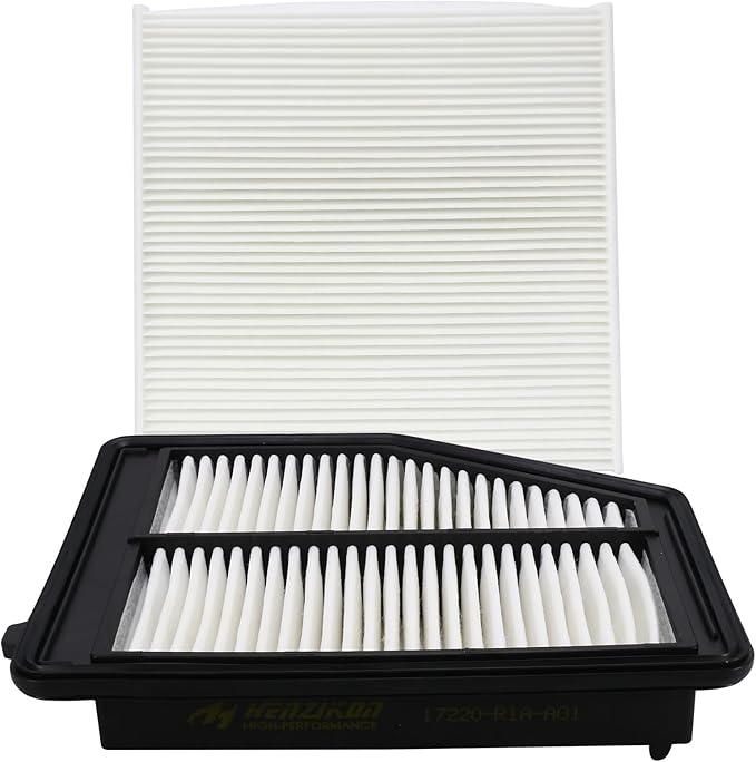 17220-RV0-A00 Engine Air Filter and 80292-SDA-A01 Cabin Air Filter kit Compatible with 2011-2017 Honda Odyssey 3.5L Replaces CA11042 A26153 CF10134 80292-SDA-407