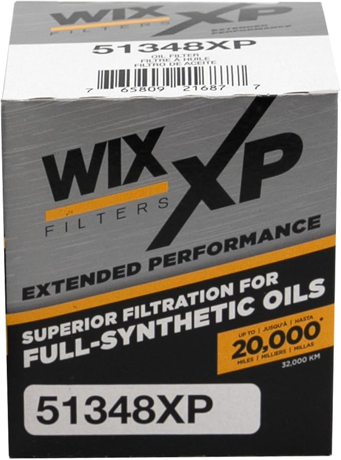 WIX 51348XP WIX XP Oil Filter Replacement, Built for Synthetic Oil - Compatible With Various Chrysler/Dodge/Jeep, GM, Saturn Lexus, Saab, Suzuki, Toyota, Ford, Lincoln, Mercury, Land Rover, Mazda, VW