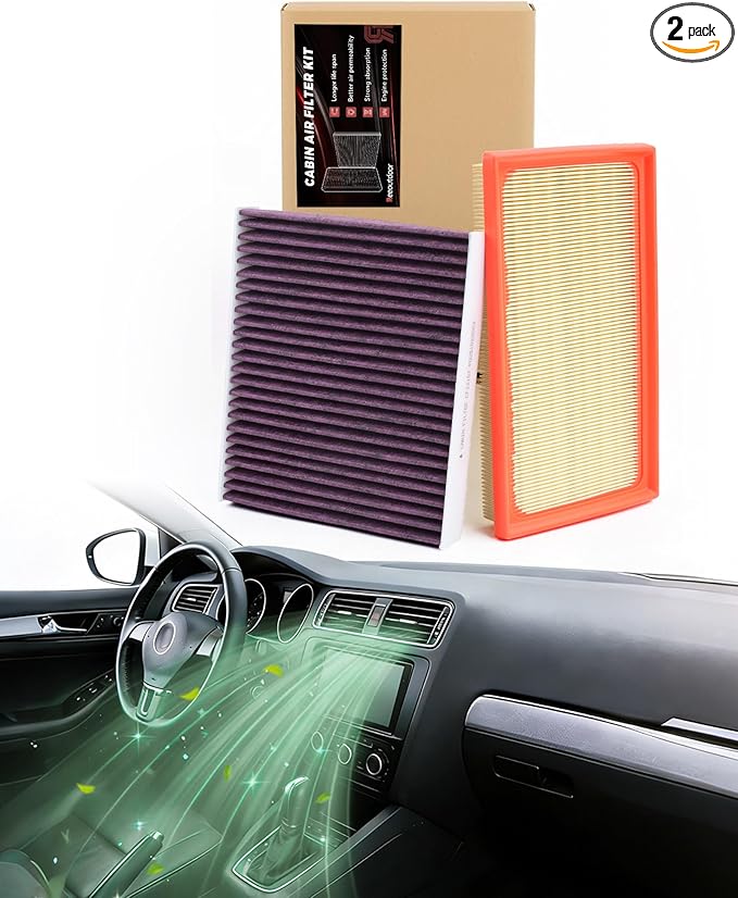 RAV4/Camry Hybrid Engine & Cabin Air Filter Kit for 2019-2025 RAV4 Hybrid, 2018-2025 Camry Hybird, 2020-2025 Highlander Hybrid, 2021-2025 Sienna, 2019-2022 Avalon Hybrid, 2021-2024 Venza Hybrid