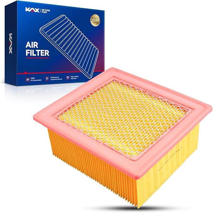 KAX Engine Air Filter, CA11034 Replacement for Dodge Ram 2500 2003-2009, Ram 3500 2003-2007, Advanced Air Filter Media, Increased Acceleration
