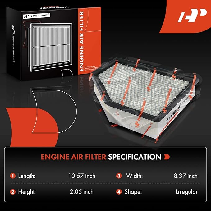 A-Premium Engine Air Filter Compatible with BMW X3, X4 2020 2021 2022, L6 3.0L