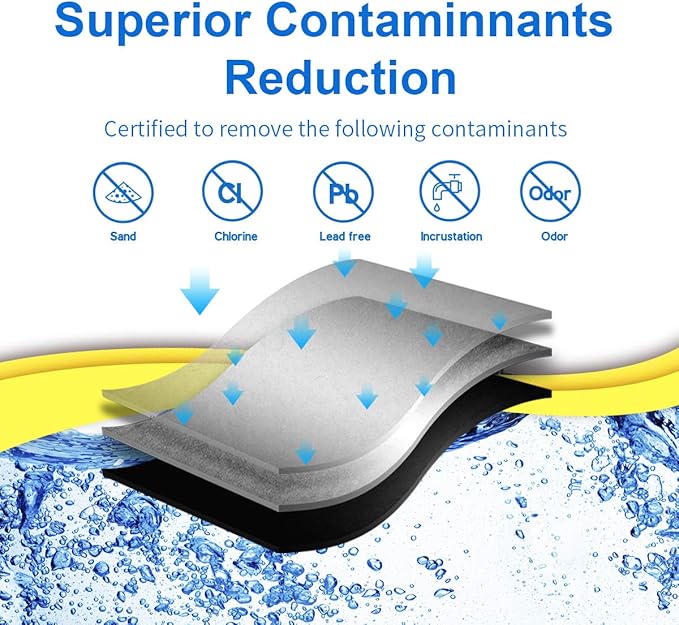 EXCELPURE RWF5800A Refrigerator Water Filter Compatible with Frigidaire EPTWFU01, EWF02, Pure Source Ultra II, 012505454226, 4562222, 2PACK