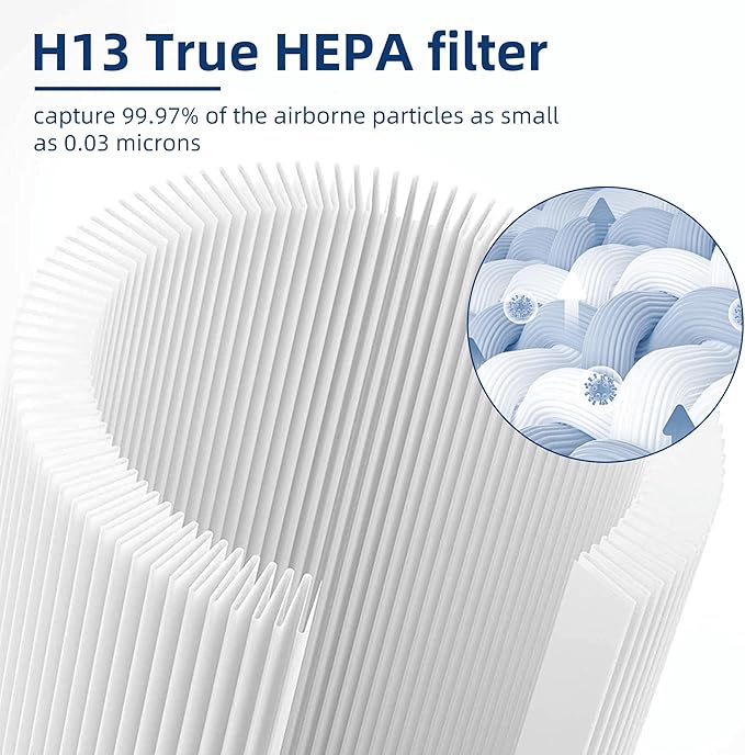 Core 300-p Air Purifier Filter Replacement Levoit Core 300, Core 300-RF, Core 300-RAC Air Purifier, 3-in-1 True HEPA Activated Carbon Filter by APPLIANCEMATES (4 Packs)