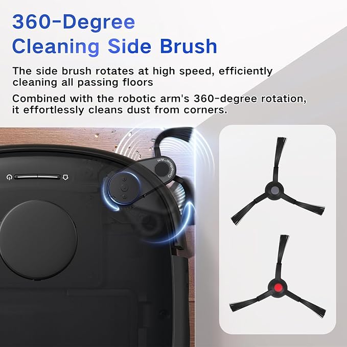 Replacement Parts for Eufy E25 Omni / E28 Omni Robot Vacuum Cleaner Accessories, 1 Rolling Brush, 1 Roller Mop, 2 Filter,4 Side Brush, 6 Dust Bag