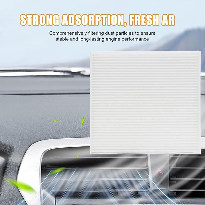 Engine Air Filter Replacement 16546-6RA0A, 27277-6RC0A Cabin Air Filter Combo Set Compatible with Nissan Rogue 2021 2022 2023