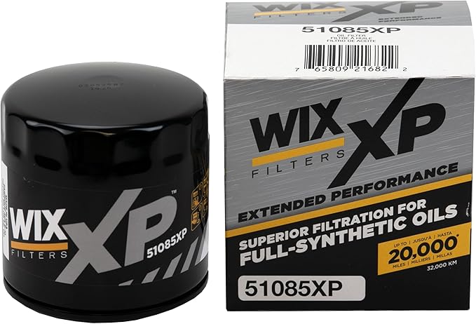 WIX 51085XP WIX XP Oil Filter Replacement, Built for Synthetic Oil - Compatible With Chrysler/Dodge/Jeep Vehicles (91-08), Mitsubishi Eclipse (95-99)