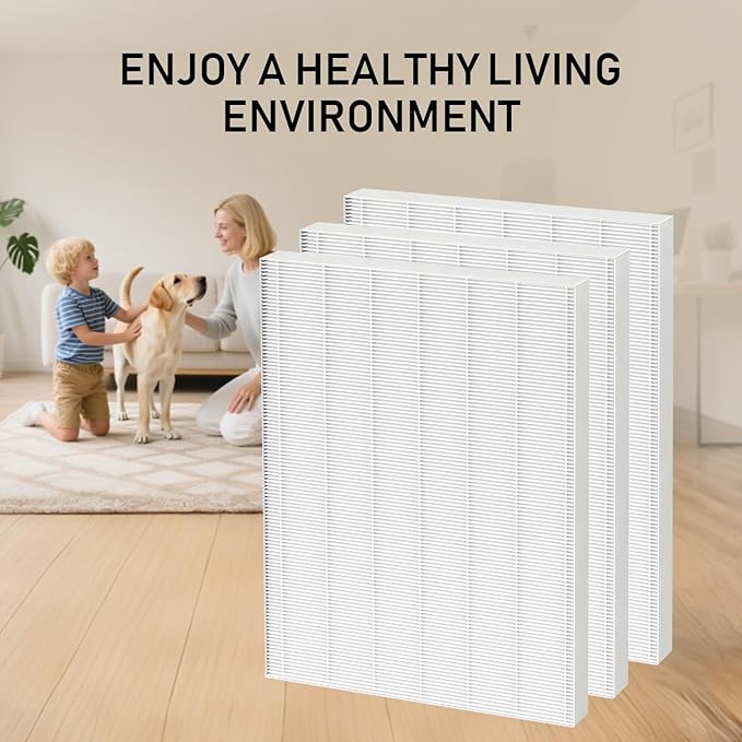 D480 True HEPA D4 Replacement Filters Compatible with Winix D480 Air Cleaner Purifier, Item Number 1712-0100-00, Filter D4,3 Pack