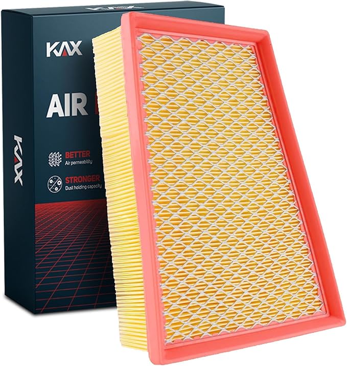 KAX Engine Air Filter, CA10346 Replacement for Nissan Sentra 2007 2008 2009 2010 2011 2012 L4 2.0L, Advanced Air Filter Media, Increased Acceleration