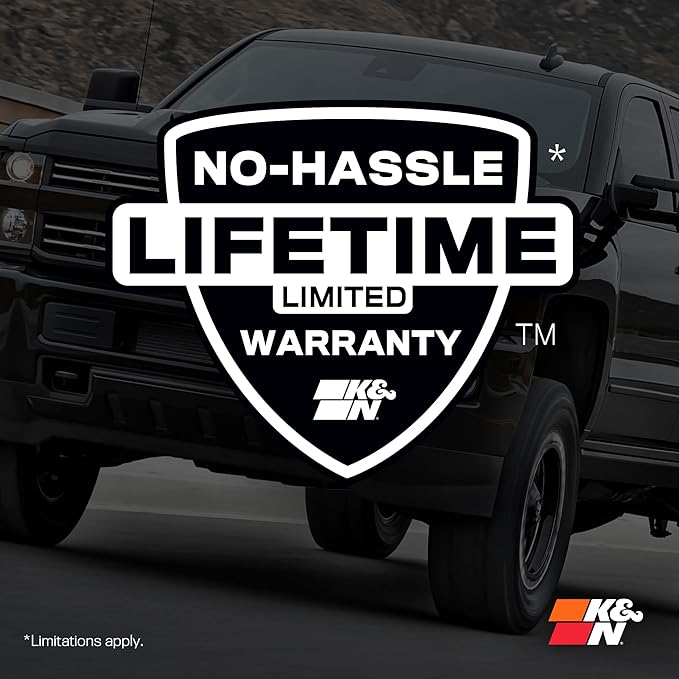K&N Performance Diesel Dryflow Lifetime Engine Air Filter: Increase Power: Premium, Washable: Compatible with 2020-2025 FORD: F250, F350, F450, F550, F600, 33-5100HBK