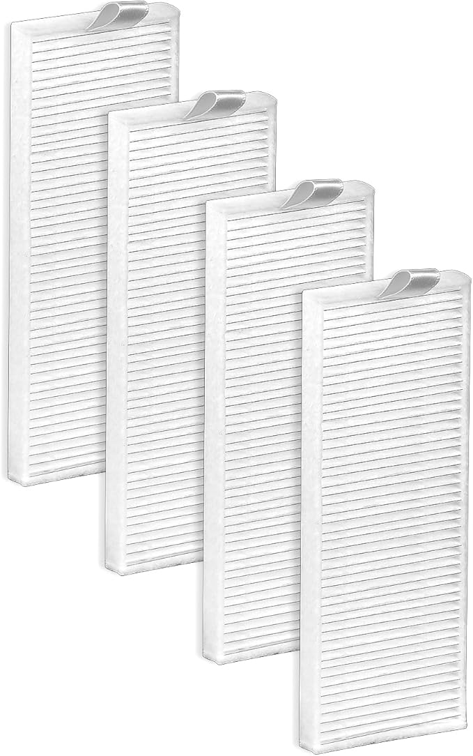 (4 Pieces) M210 HEPA filter compatible with Lefant M210 M213 M210S M210B M213S OKP Life K2 K3 K3A K4 K5, Robot Vacuum Cleaner Filter Replacement Parts