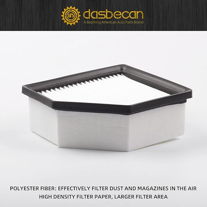 Dasbecan Engine Air Filter 16546-6RA0A Compatible with 2021 2022 2023 Nissan Rogue 2.5 Air Filter