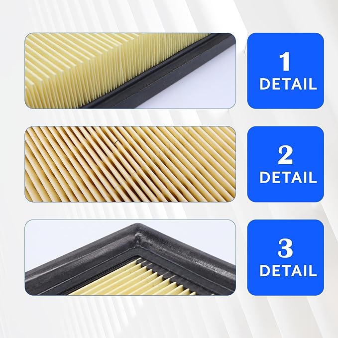 CA10677 Engine Air Filter Compatible with Lexus ES300h 2013-2018, HS250h 2010-2012, LS460 2007-2017, LS600h 2008-2016, Toyota Avalon 2013-2018, Camry 2012-2017, RAV4 2013-2018