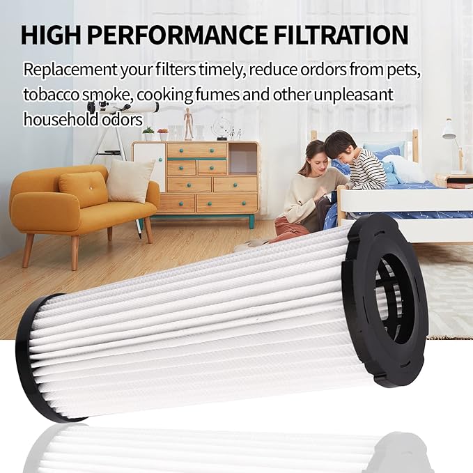 SaferCCTV Replacement Vacuum Hepa Filter Compatible with Dirt Devil F1 Vacuum Filter 3JC0280000 2JC0280000 Compatiable with Featherlite, Jaguar, Bagless Extra Light, Scorpion (1Pc)
