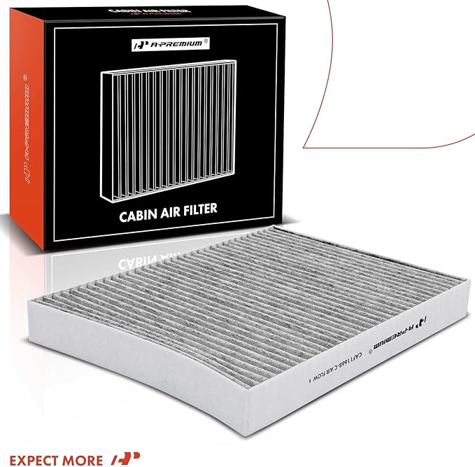 A-Premium Cabin Air Filter Compatible with Chrysler & Dodge - 2011-2020 300, 2011-2022 Challenger, 2011-2022 Charger, Replace# 68071668AA, with Activated Carbon