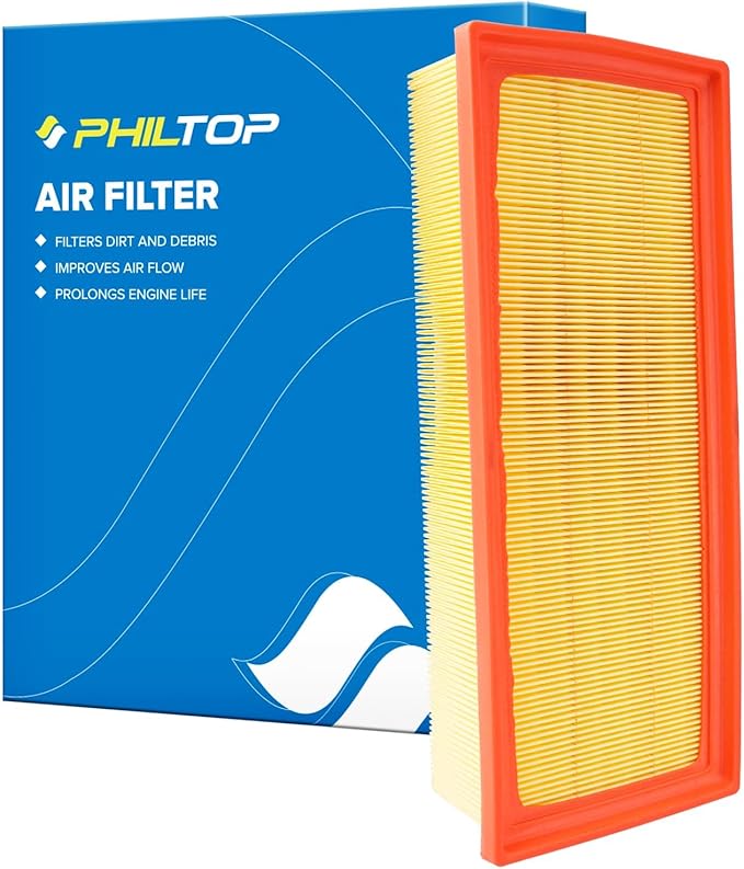 PHILTOP Engine Air Filter, Compatible with CA10522 Audi Q5 2011-2017, A4 Quattro 2009-2016, A5 Quattro 2010-2011 2013-2017, A4 2009-2016, allroad 2013-2016, A5 2010-2014