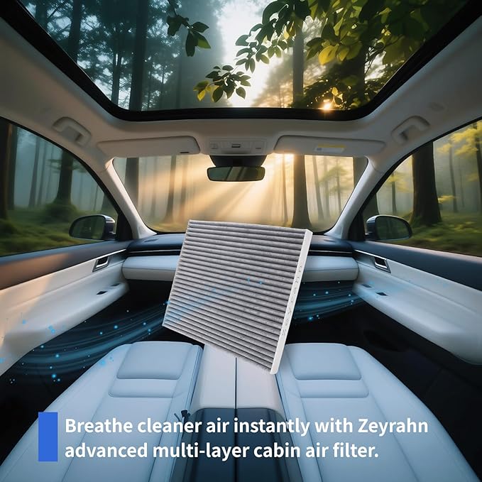 Cabin & Engine Air Filter Kit for KIA K5, Sorento 2021-2025, Sportage 2023-2025, Hyundai Santa Cruz 2022-2025, Santa Fe 2021-2025, Sonata 2020-2025, Tucson 2022-2025, NOT FOR HYBRID
