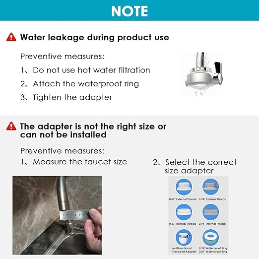 Vortopt Faucet Water Filter for Sink, Rapid Flow - 400 Gallons Faucet Mount Water Filtration System for Tap Water, NSF Certified Reduces Chlorine & Bad Taste with 1 Replacement (White-T1-1Filter)