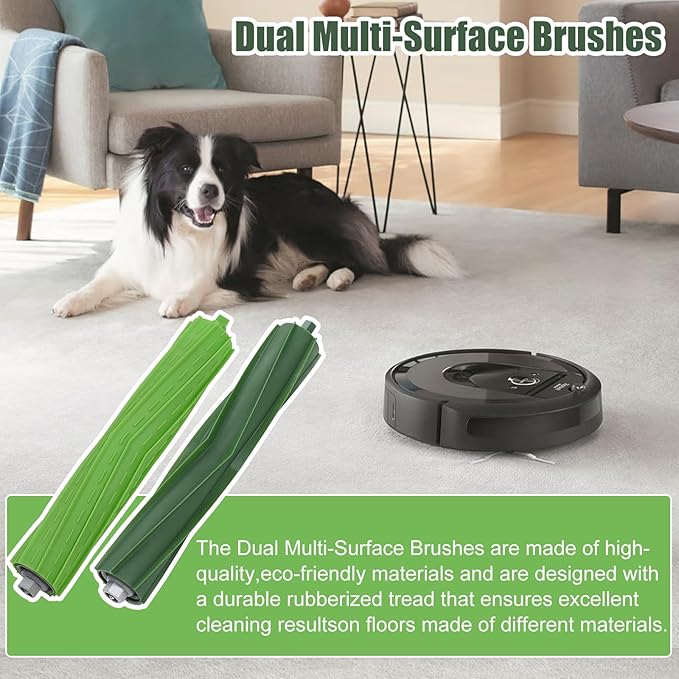 3 Sets Replacement Roller Brushes for irobot Roomba E & I & J Series Vacuum Cleaners e5 e6 e7 i1 i1+ i2 i3 i3+ i4 i4+ i6 i6+ i7 i7+ i8 i8+ j6+ Combo i5 i5+ j5 j5+ j7 j7+