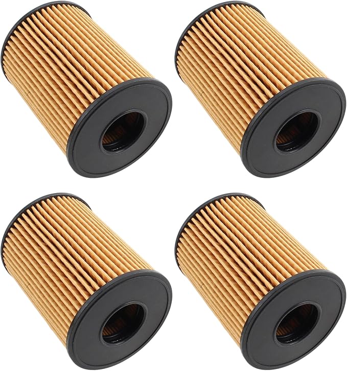 26350-2S000 Oil Filter with Seals Compatible with Hyundai Santa Cruz 2.5L 2020-2022 Compatible with Kia Sorento 2.5L Engine 2021-2022 Pack of 4