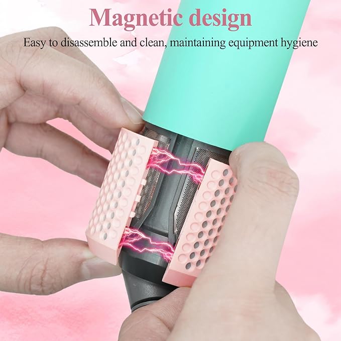 Filter Cage Cover for Dyson Airwrap, Outer Filter Cover Attachment Replacement Compatible with Airwrap Attachment Strainer Replacement, Pink