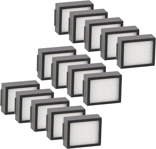 (14 Pack) j9+ j7+ HEPA Filter for iRobot Roomba j7+, j9+, Combo i5+ Combo j5+ Roomba i7 i7+ j7 Plus i3 i3+ i2 i2+ i1 i1+ i4 i6 i6+ i8 i8+ E6 E7 E I & J Series Filters Kit (NOT FOR Combo j7+ j9+ 10 Max