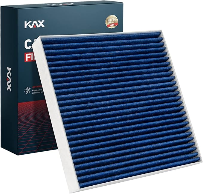 KAX Premium Cabin Air Filter with Dual Active Carbon, CF11182 Replacement for Honda Civic, CRV, RDX, Fit, Clarity, Insight, CRZ, TLX, HRV, Strong Adsorption Cabin Filter Filter Up Dust Pollen Odor