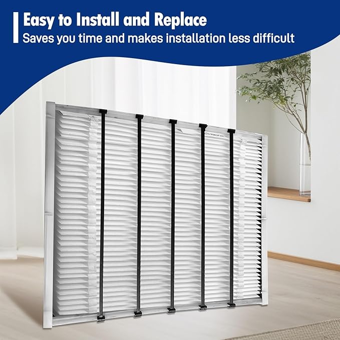 3 Pack 201 Replacement Furnace Filter Compatible with Aprilaire 2200,2250 Whole-House Air Purifier or Space-Gard 2200 Air Purifier and X0445,MERV-10 Furnace Filter, 20x25x6 Air Filter