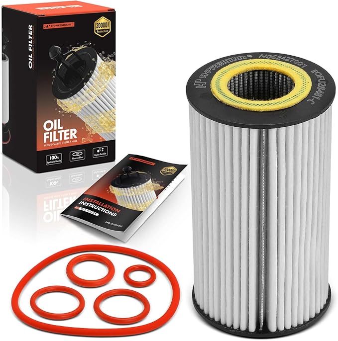 A-Premium 20K Miles Upgrated Protection Oil Filter Compatible with Mercedes-Benz & Chrysler & Dodge & Freightliner Models - C230, E280, GLK350, GL450, S400, G500, SL550, SLK320, R350, CL600, CLK430
