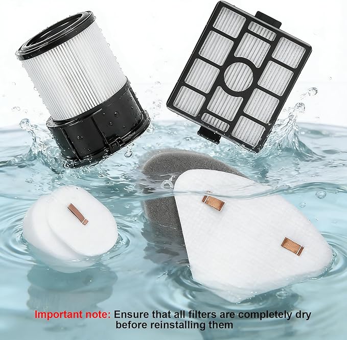 IP3251 IP3253 Filter for Shark PowerDetect Clean & Empty Cordless Stick Vacuum with Auto-Empty System, 2-Pack Shark Filter Replacement compatible with IP3150, IP3251, IP3253, IP3124, IP3256, IP3251C