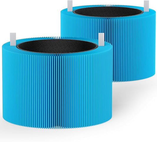 2 Pack Blue Pure 511i Max AllergenBlock Filter Compatible with Blue Pure 511i Max Air Puri-Fier, Activated Carbon Filters