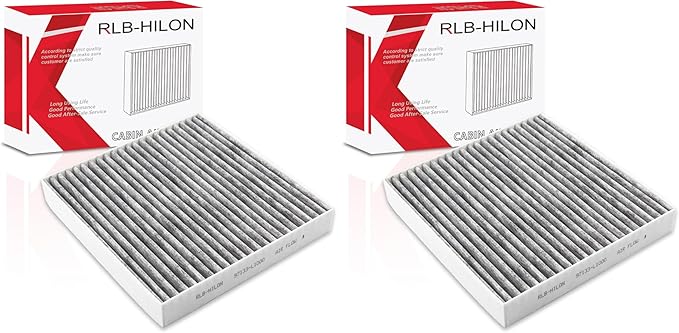 RLB-HILON Cabin Air Filter Compatible with Hyundai Elantra | Santa Fe | Ioniq 5 | Tucson Sport Utility | Sonata Sedan, for Kia K5 Sedan, for 2020 2021 2022 2023 Year, for 97133-L1000 (Pack of 2)