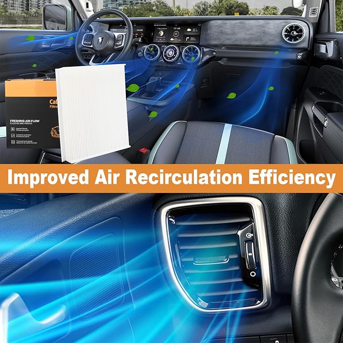 Cabin air filter Compatible for Expedition,F150,F250 SUPER DUTY,F350 SUPER DUTY,F450 SUPER DUTY,F550 SUPER DUTY,Replace CF12150,FL3Z-19N619-A