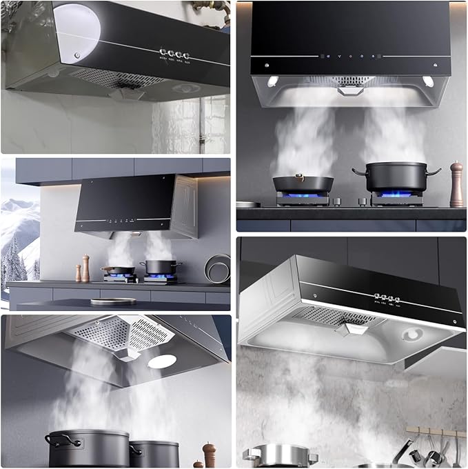 10pcs 21cm Round Range Hood Filter Net Kitchen Cooking Range Hood Filter Mesh Replacement Grease Mesh Cooker Hood Kitchen Tools