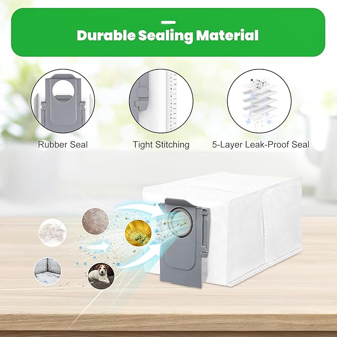 30 Pack Accessories Set for Roborock S8 Max/MaxV Ultra Robot Vacuum, 1 Pair Main Brushes, 2 Self-Cleaning Brush, 6 Side Brushes, 4 Filters, 4 Round Mop Pads, 4 Long Mop Pads, 6 Dust Bags, 2 Tools